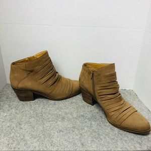 Lucky Brand strappy booties